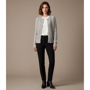 J.Crew alpaca and wool blend buttoned cardigan with rhinestone buttons small